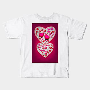 Happy Valentine's Day | Graphic hearts 2 Kids T-Shirt